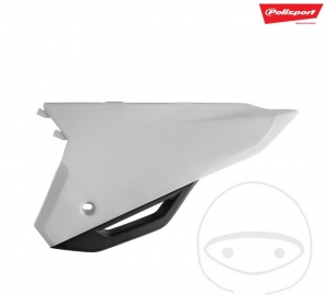 Carenado lateral blanco Polisport - Honda CRF 450 R ('21) - JM