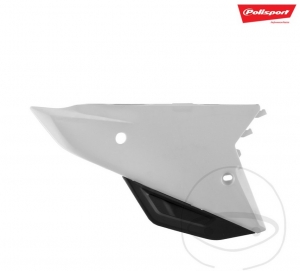 Carenado lateral blanco Polisport - Honda CRF 450 R ('21) - JM
