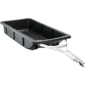 Cargo box trailer hitch - silver - Moose