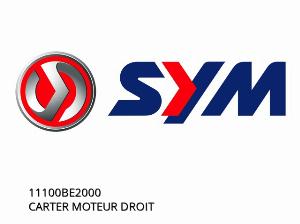 CARTER MOTEUR DROIT - 11100BE2000 - SYM