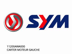 CARTER MOTEUR GAUCHE - 11200AWA000 - SYM