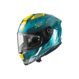 Cască Hyper XR - Gloss, Galben, Albastru - Adult - 2XL - 010116584