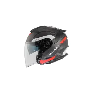 Cască JT5 Carbon MA - Grijs, Rood, Wit - Volwassene - S - 01043445