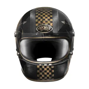 Cască Trophy Carbon - Crom, Aur, Negru - Adult - XS - 010116349