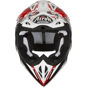 Casca Aviator 2.2 Check rosu lucios: Mărime - XL