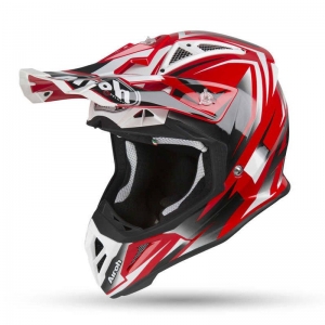 Casca Aviator 2.3 Fame rosu lucios: Mărime - XL