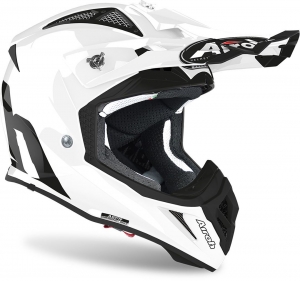 Casca Aviator Ace alb mat: Mărime - XL