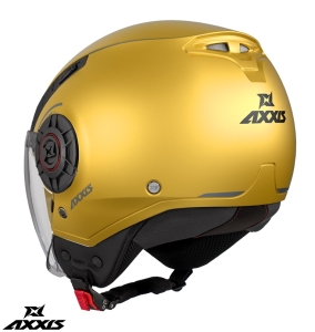 Casca Axxis model Metro S A3 galben mat (open face) - omologare noua ECE 22.06 - Galben mat , M (57/58cm)