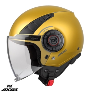 Casca Axxis model Metro S A3 galben mat (open face) - omologare noua ECE 22.06 - Galben mat , S (55/56cm)