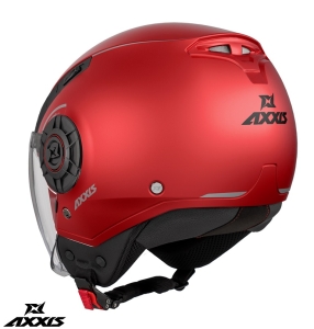 Casca Axxis model Metro S A5 rosu mat (open face) - omologare noua ECE 22.06 - Rosu mat , M (57/58cm)
