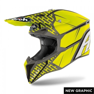 Casca enduro/cross MX Airoh - WRAAP IDOL ANTHRACITE MATT: Mărime - L