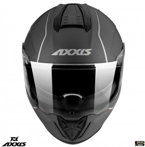 Casca integrala Axxis Hawk SV A2 titanium mat (ochelari soare integrati) - varianta spoiler scurt - Titanium mat, S (55/56cm)