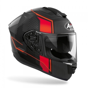 Casca integrala (full-face) ST.501 Alpha rosu mat1: Mărime - XL