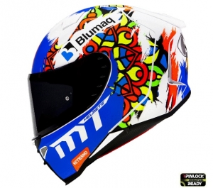 Casca integrala MT Revenge 2 Moto 3 A0 alb mat - Alb mat, XL (61/62cm)