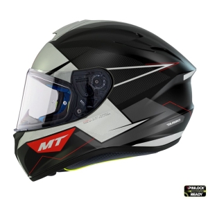 Casca integrala MT Targo Pro Podium B0 alb mat - Alb mat, XS (53/54cm)