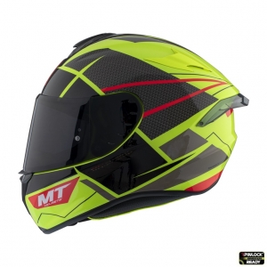 Casca integrala MT Targo Pro Podium D1 negru lucios - Negru lucios, M (57/58cm)