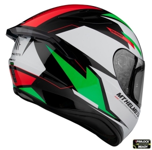 Casca integrala MT Targo Pro Sound C6 verde lucios - Verde lucios, XS (53/54cm)