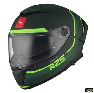 Casca integrala MT Thunder 4 SV R25 C6 verde mat (ochelari soare integrati) - Verde mat , S (55/56cm)