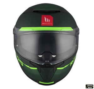 Casca integrala MT Thunder 4 SV R25 C6 verde mat (ochelari soare integrati) - Verde mat , S (55/56cm)