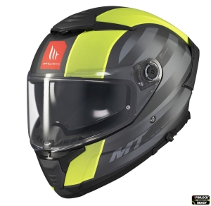 Casca integrala MT Thunder 4 SV Treads D3 galben fluor mat (ochelari soare integrati) - Galben fluor mat , XS (53/54cm)