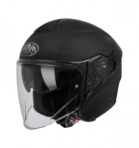 Casca jet (open-face) Airoh Hunter negru mat: Mărime - MC