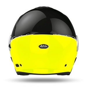 Casca jet (open-face) Helios Fluo negru/galben lucios: Mărime - MC