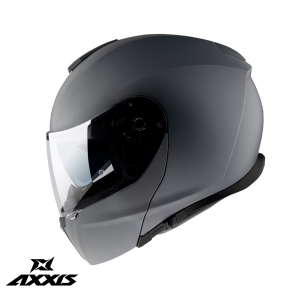 Casca modulabila Axxis model Gecko SV A1 negru mat (ochelari soare integrati) - Negru mat, S (55/56cm)