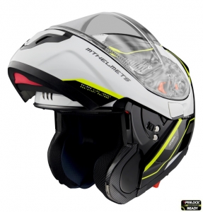 Casca modulabila MT Atom SV Open B3 galben fluor lucios Pinlock ready