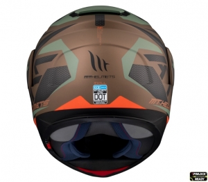 Casca modulabila MT Atom SV Skill A9 maro (gold) mat Pinlock ready - Maro mat, XS (53/54cm)
