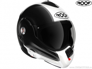 Casca moto Roof Desmo Flash Black-White (negru-alb) - Roof