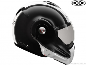 Casca moto Roof Desmo Flash Black-White (negru-alb) - Roof