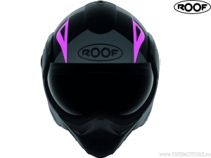 Casca moto Roof New Boxxer Viper Matt Black-Pink (negru-roz mat) - Roof