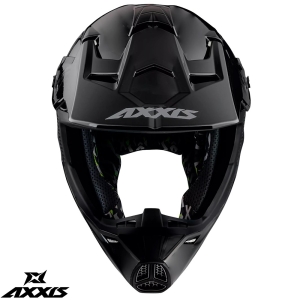 Casca off road motociclete Axxis model Wolf A1 negru mat - Negru mat , M (57/58cm)
