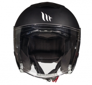 Casca open face MT Thunder III SV Jet A1 negru mat (ochelari soare integrati) - Negru mat, S (55/56cm)