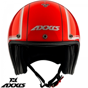 Casco Axxis modello Hornet SV Royal A5 rosso lucido (visiera solare integrata)