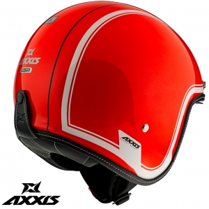 Casco Axxis modello Hornet SV Royal A5 rosso lucido (visiera solare integrata)
