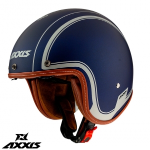 Casco Axxis modelo Hornet SV Royal A7 azul mate (visor solar integrado) - Azul mate, S (55/56cm)