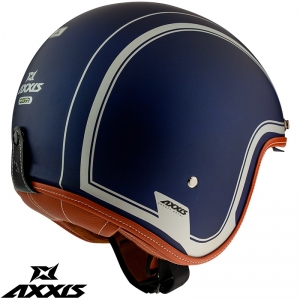 Casco Axxis modelo Hornet SV Royal A7 azul mate (visor solar integrado) - Azul mate, S (55/56cm)