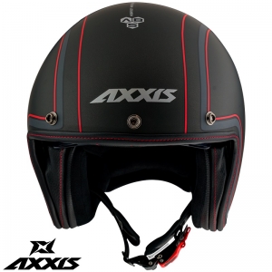 Casco Axxis modelo Hornet SV Royal B1 negro mate (visor solar integrado)