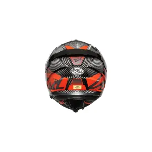 Casco Devil Carbon MN - Nero, Rosso - Adulto - M - 010118219
