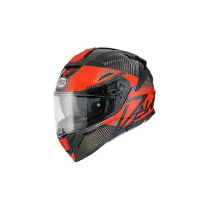 Casco Devil Carbon MN - Nero, Rosso - Adulto - S - 010118218