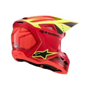 Casco giovanile S-M3 Fray - Nero, Rosso, Giallo - Giovane - L - 01111658