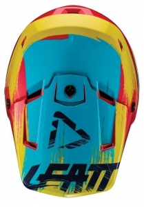Casco GPX 3.5 V19.1 Rosso/Lime Dot + ECE: Taglia - XL