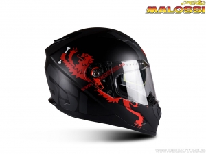 Casco HM1 Premier Vyrus (L) - nero / rosso - Malossi