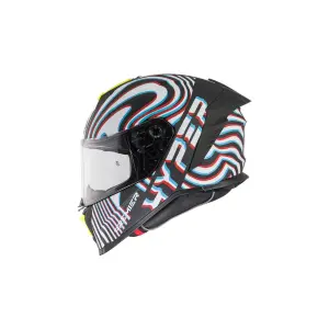 Casco Hyper PS - Blu, Rosso, Bianco, Nero - Adulto - S - 010118272