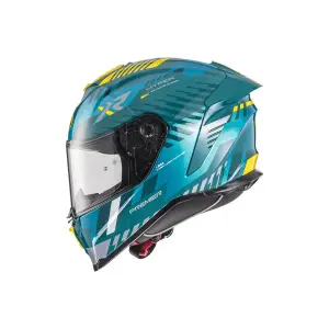 Casco Hyper XR - Brillante, Amarillo, Azul - Adulto - 2XL - 010116584