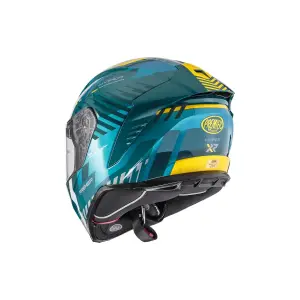 Casco Hyper XR - Lucido, Giallo, Blu - Adulto - 2XL - 010116584