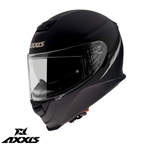 Casco integral Axxis modelo Eagle SV A1 negro mate (visor solar integrado)