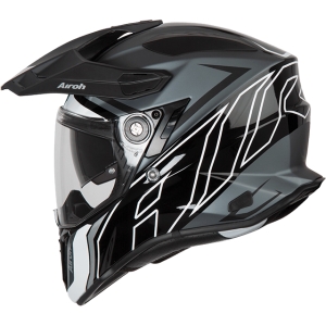 Casco integral Commander Duo brillante: Talla - XS
