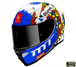 Casco integral MT Revenge 2 Moto 3 A0 blanco mate - Blanco mate, XL (61/62cm)